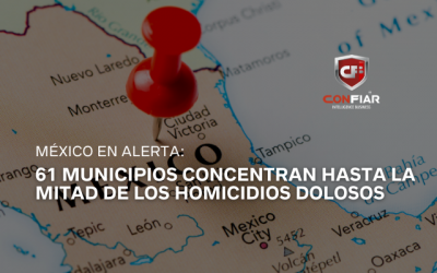 El 50% DE LOS HOMICIDIOS DOLOSOS SE CONCENTRA EN ESTOS MUNICIPIOS