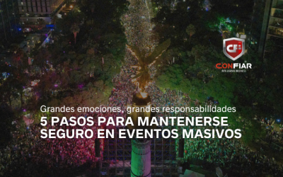 5 pasos para mantenerse seguro en eventos masivos